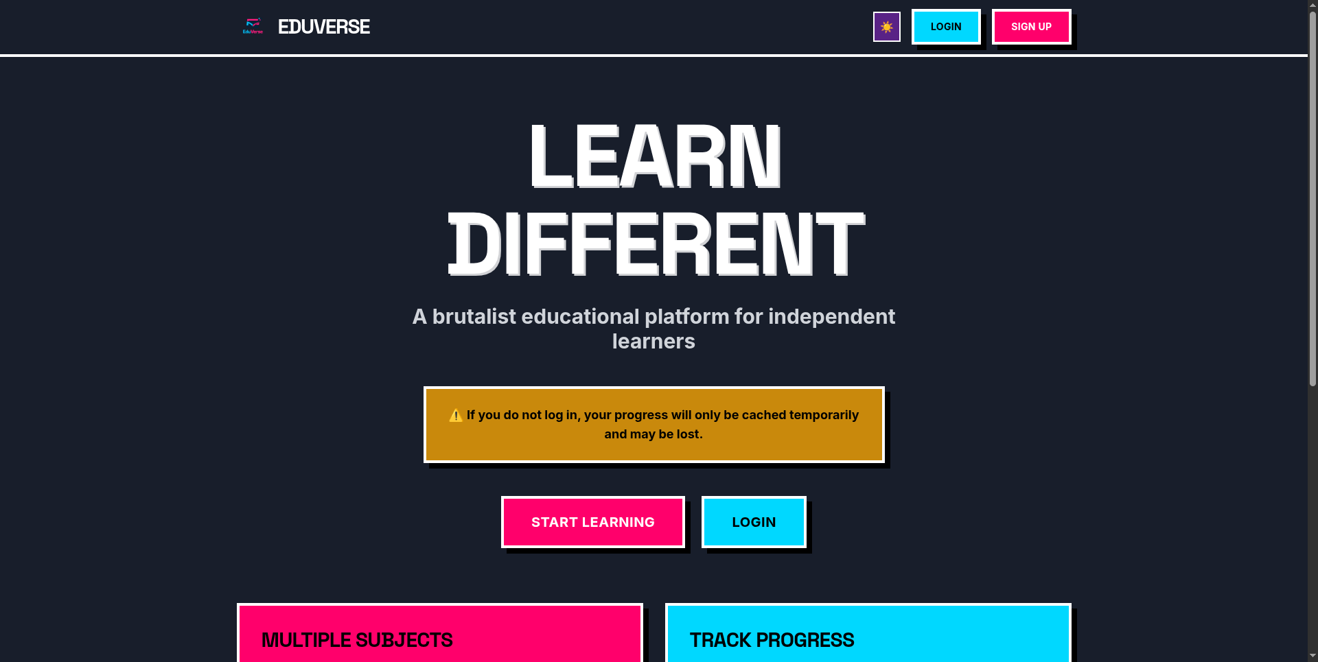 EduVerse Website